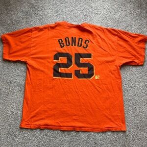 Men’s Vintage Barry Bonds Jersey TShirt Size XXL